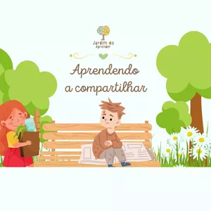 Imagem de capa para o Ebook Aprendendo a  Compartilhar - Atividades 
