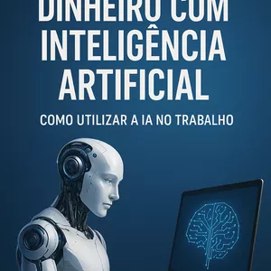 Imagem de capa para o Ebook Ganhe Dinheiro com Inteligência Artificial: Guia Prático para Lucrar e Trabalhar Menos com IA