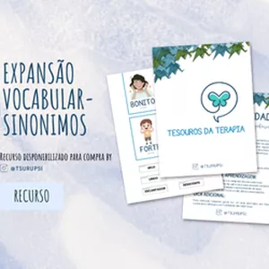 Imagem de capa para o Ebook Jogo de Expansão Vocabular - Sinonimos