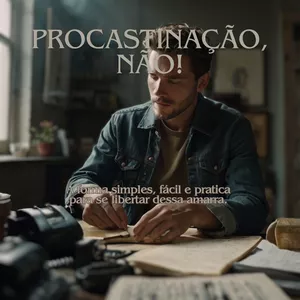 Imagem de capa para o Ebook Fim da procrastinação 