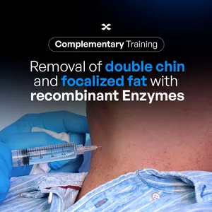 Cover image for Online course Removal of double chin and localized fat with recombinant enzymes