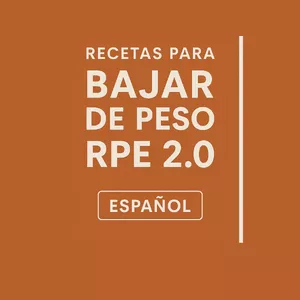 Imagen de portada para Ebook Recetas para bajar de peso RPE 2.0