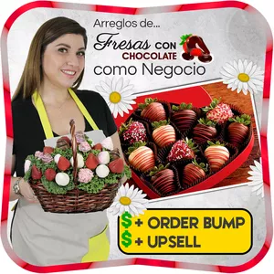 Imagen de portada para Curso online Arreglos de Fresas con Chocolate como Oportunidad de Negocio