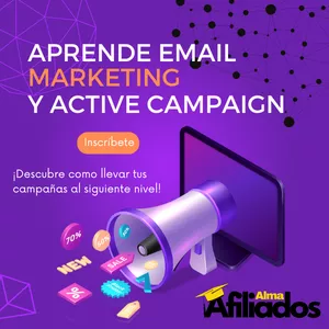 Imagen de portada para Curso online ▶️Aprende Email Marketing y Active Campaign