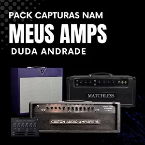 Imagem de capa para o Curso online Pack Meus Amps de Capturas NAM [Duda Andrade]
