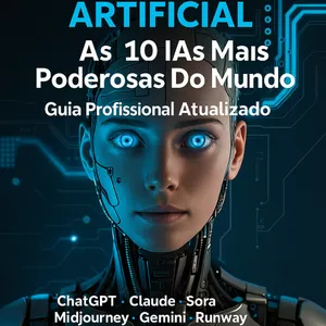 Imagem de capa para o Ebook super guia de inteligência artificial as 10 IAS mais poderosa do mundo
