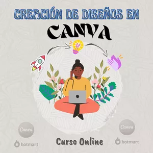 Imagen de portada para Curso online Creación de diseños en Canva.