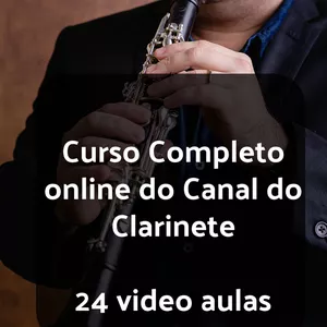 Imagem principal do produto Aulas de clarinete online - Canal do Clarinete