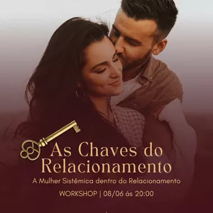 Imagem de capa para o Evento presencial Workshop As Chaves do Relacionamento 