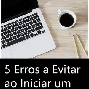 Imagem de capa para o Ebook E-book - 5 Erros a Evitar ao Iniciar um Negócio Online