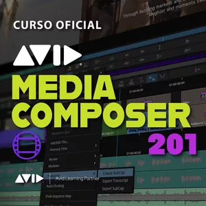Imagem de capa para o Curso online Avid Media Composer 201 - Curso Oficial da Fabricante