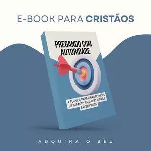 Imagem de capa para o Ebook Pregando com Autoridade