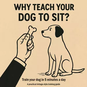 Cover image for Ebook Teach Your Dog to Sit in 5 Minutes a Day — The Fast-Training Guide for Beginners