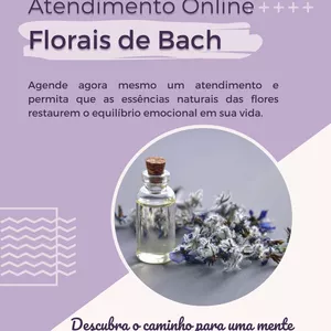 Imagem de capa para o Serviço online Emoções em Harmonia: Atendimento de Florais de Bach Online
