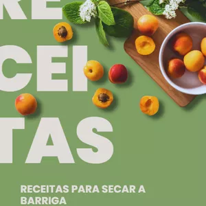 Imagem de capa para o Ebook 5 receitas para secar a barriga