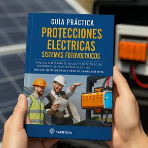 Imagen de portada para Curso online Ebook Cálculo y Selección Protecciones Eléctricas en Sistemas Fotovoltaicos, Paso a Paso
