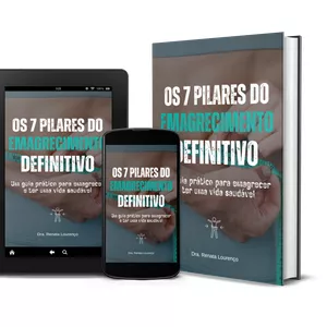 Imagem de capa para o Ebook Os 7 pilares do emagrecimento definitivo. Um guia prático para emagrecer e ter uma vida saudável.