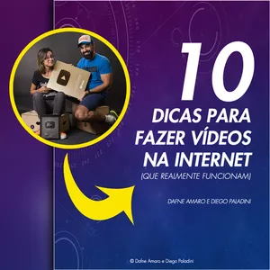 Imagem de capa para o Ebook 10 Dicas para Fazer Vídeos (que funcionam) na Internet