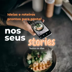 Imagem de capa para o Curso online Ideias e roteiros prontos para Stories e Reels