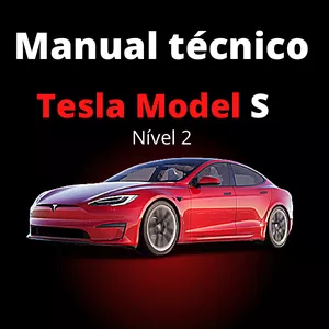 Imagem principal do produto Manual Tesla Model S nível 2 para técnicos automotivos 