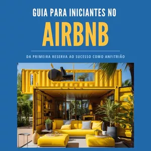 Imagem de capa para o Ebook Guia completo para iniciantes no Airbnb