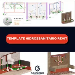 Imagem de capa para o Curso online Template REVIT Hidrossanitário Automático