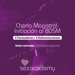 Imagen de portada para Curso online Clase Magistral sobre BDSM