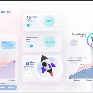 Imagem de capa para o Curso online Masterclass Instagram Insights e Facebook Ads com Power BI