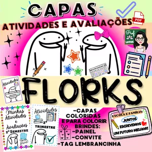 Imagem de capa para o Ebook PAINEL + CAPAS ATIVIDADES E AVALIAÇÕES BOLETIM FLORKS