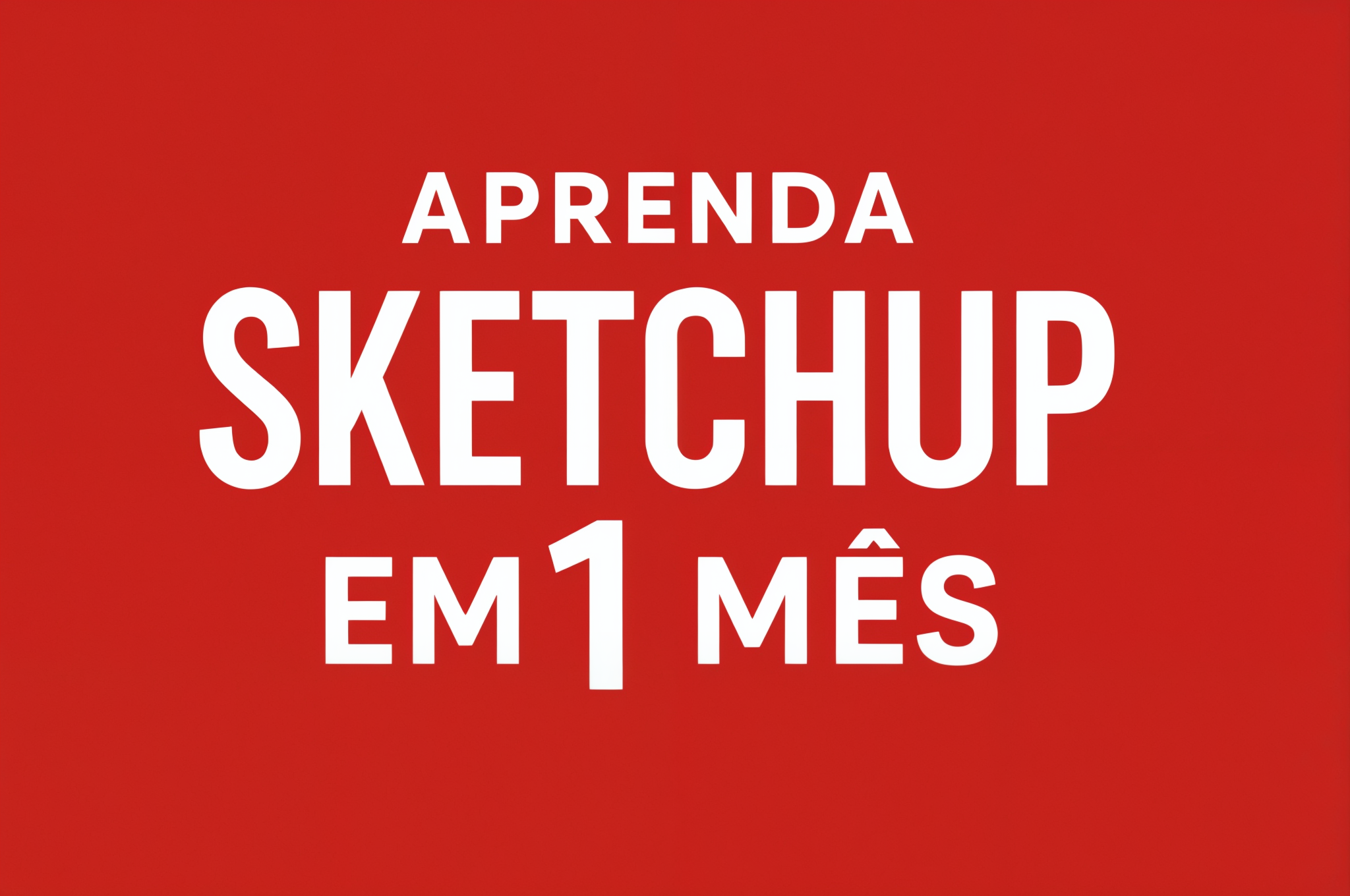 Imagem do curso APRENDA SKETCHUP EM 1 MÊS