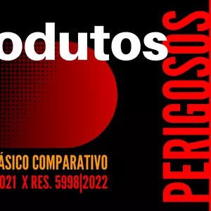 Imagem de capa para o Ebook Manual de Produtos Perigosos - Comparativo - Res. 5947 | Res. 5998
