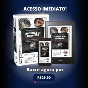 Imagem de capa para o Ebook Apostila de Barbeiro