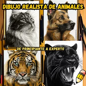 Imagen de portada para Curso online Dibujo Realista de Animales