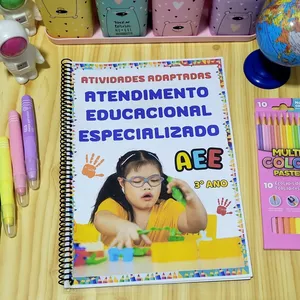 Imagem de capa para o Ebook ATIVIDADES ADAPTADAS AEE 3° ANO (ATENDIMENTO EDUCACIONAL ESPECIALIZADO)