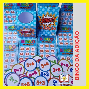 Imagem de capa para o Ebook BINGO DA ADIÇÃO 