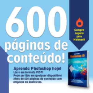 Imagem de capa para o Ebook PHOTOSHOP - Livro digital Photoshop 10 - 600 páginas de conteúdo com exercícios!