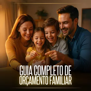 Imagem de capa para o Ebook Guia Completo de Orçamento Familiar