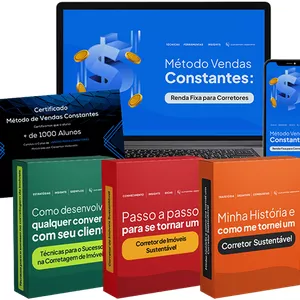 Imagem de capa para o Curso online MÉTODO VENDAS CONSTANTES - Renda Fixa Para Corretores 