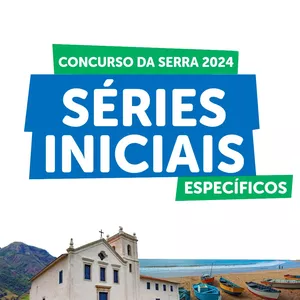 Imagem de capa para o Curso online Serra 2024 - Séries Iniciais