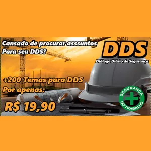 Imagem de capa para o Ebook 200 Temas para DDS-Dialogo Diário de Segurança