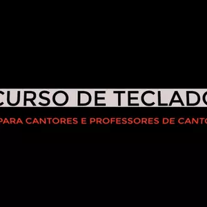 Imagem principal do produto Curso de Teclado para Cantores e Professores de Canto