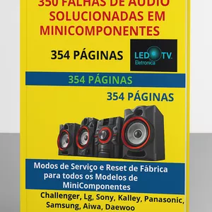 Imagem de capa para o Ebook 350 Problemas de áudio corrigidos em Mini Componentes