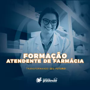 Imagem de capa para o Curso online FORMAÇÃO DE ATENDENTE DE FARMÁCIA 