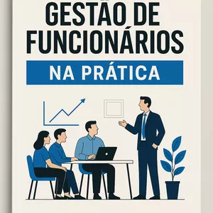 Imagem de capa para o Ebook Gestão de funcionários na pratica