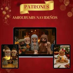 Imagen de portada para Ebook Patrones Navideño Amigurumis