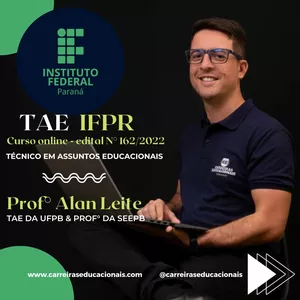 Imagem de capa para o Curso online TAE IFPR 2023 - Técnico em Assuntos Educacionais