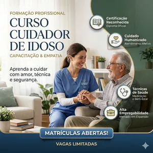 Imagem do curso Cuidador de Idoso