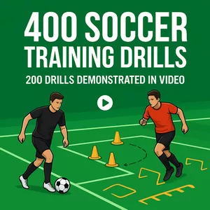 Cover image for Ebook 400 Soccer Training Drills – 200 in Video