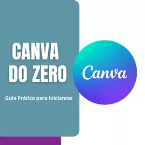 Imagem de capa para o Ebook Canva do Zero: Guia prático para Iniciantes