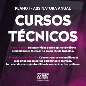 Imagem de capa para o Curso online Fitness Brasil Phorte - Cursos Técnicos